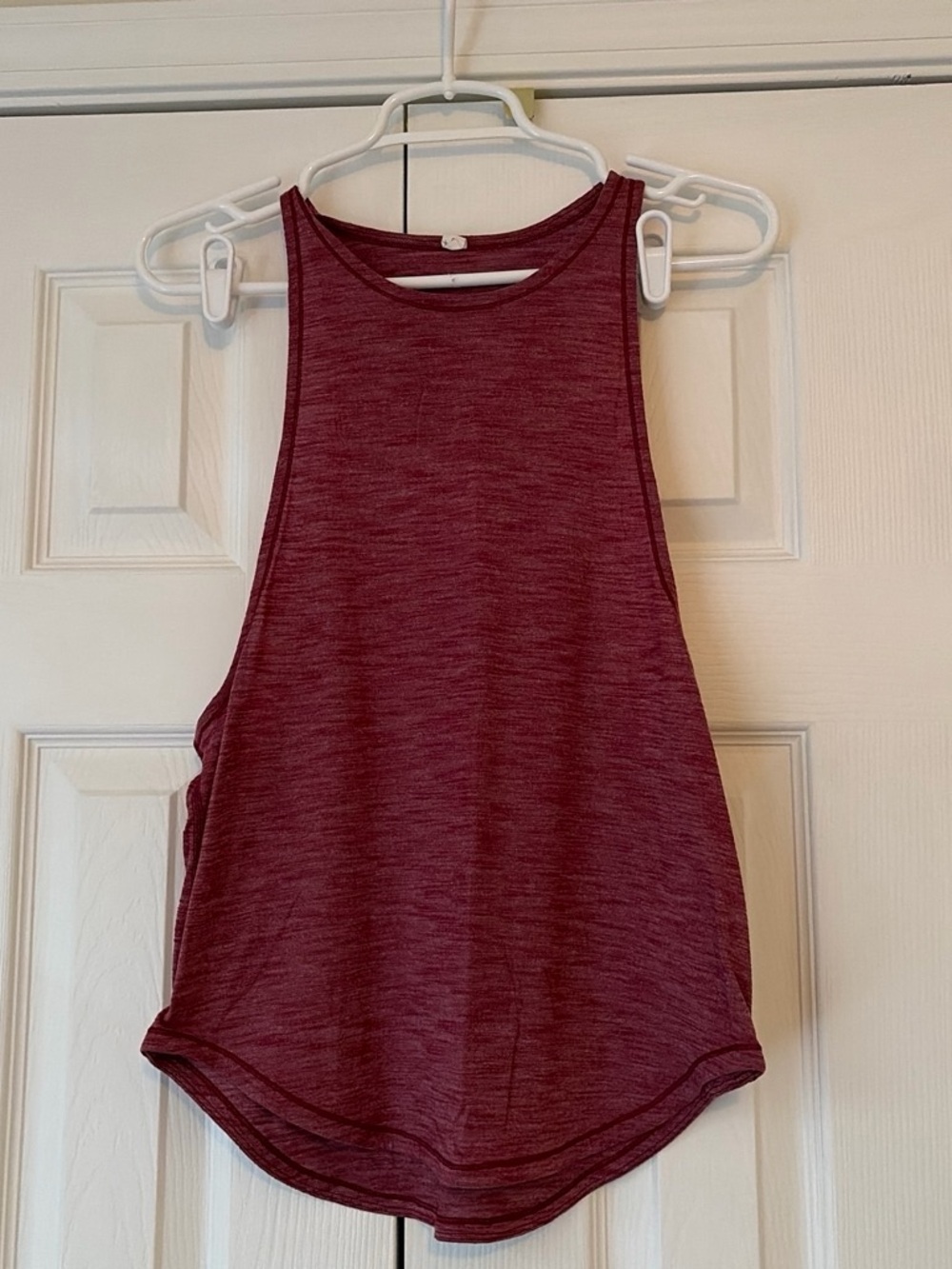 lululemon athletica Maroon Racerback Tank Top